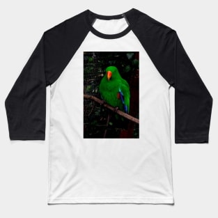 Green Parrot Baseball T-Shirt